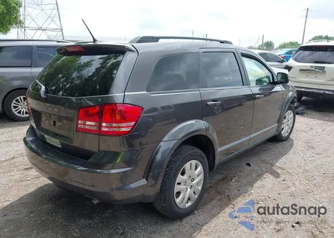 2018 Dodge Journey Se from USA, damaged, VIN 3C4PDCAB0JT208629